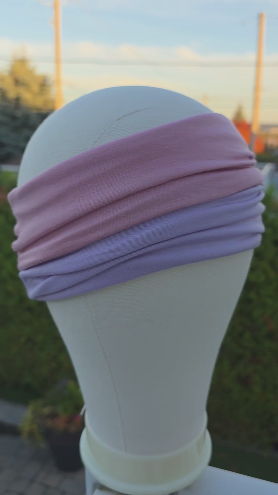 Two-Tone Soft Jersey Headband