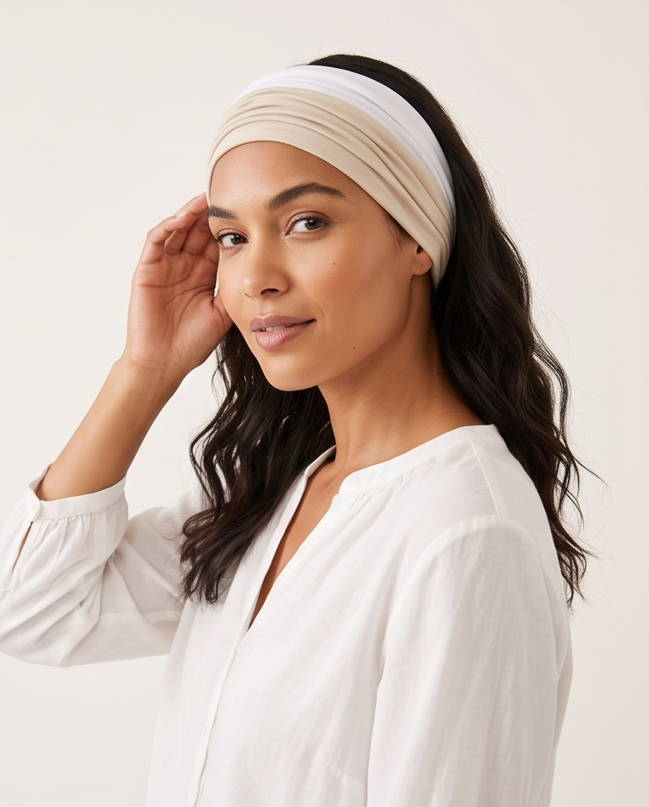 Two-Tone Soft Jersey Headband