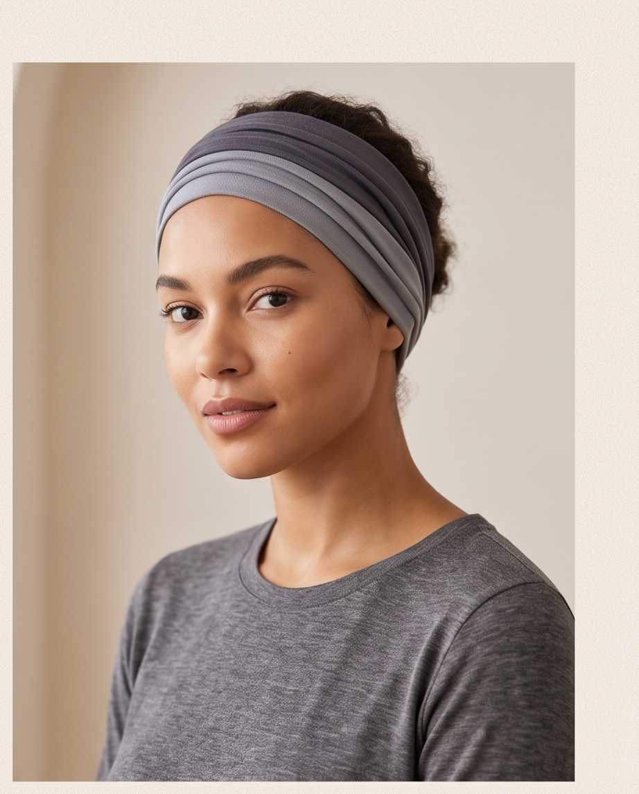 Two-Tone Soft Jersey Headband