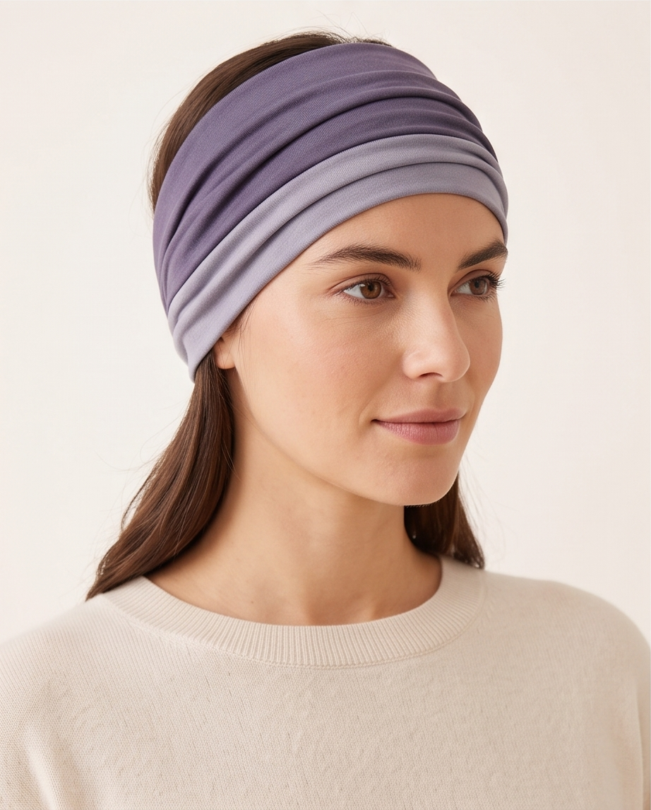 Two-Tone Soft Jersey Headband