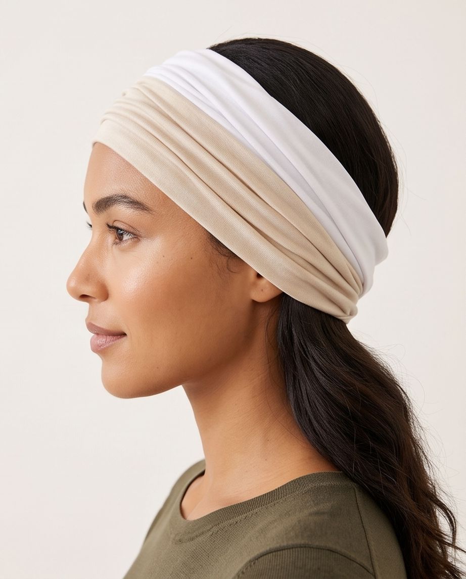 Two-Tone Soft Jersey Headband