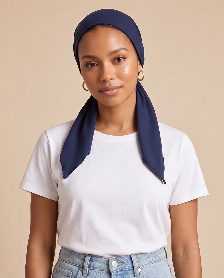 Easy-to-wear Jersey Jade Navy Blue