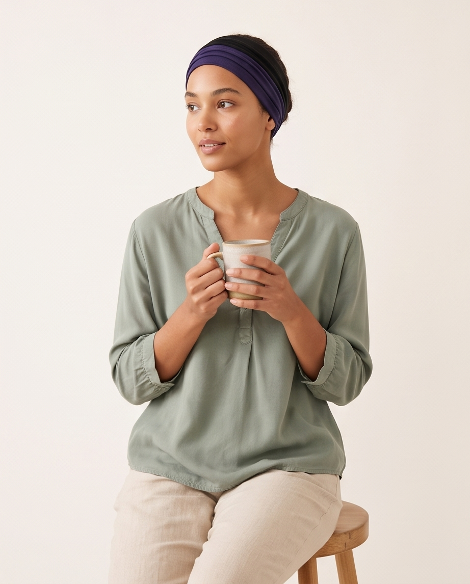 Two-Tone Soft Jersey Headband
