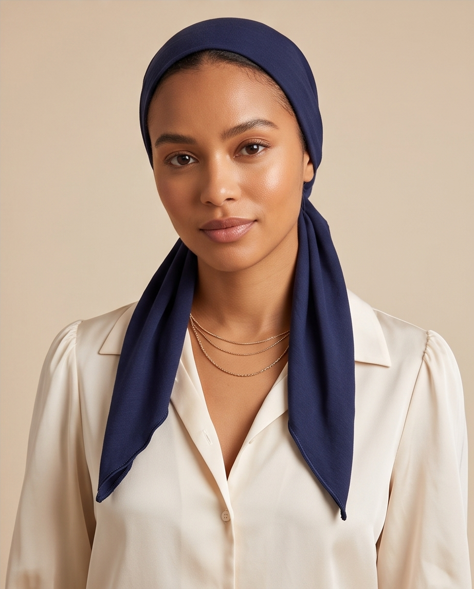 Easy-to-wear Jersey Jade Navy Blue
