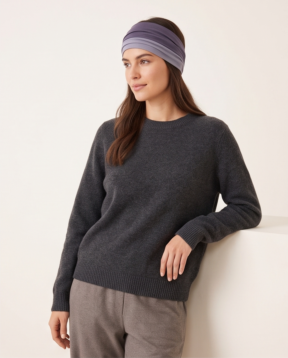 Two-Tone Soft Jersey Headband