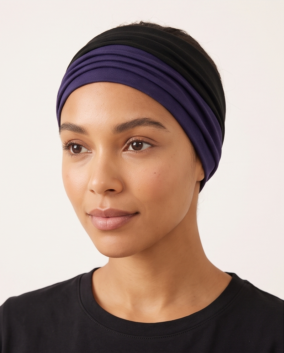 Two-Tone Soft Jersey Headband
