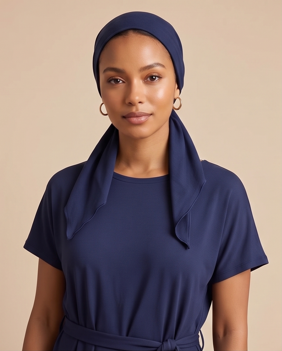 Easy-to-wear Jersey Jade Navy Blue