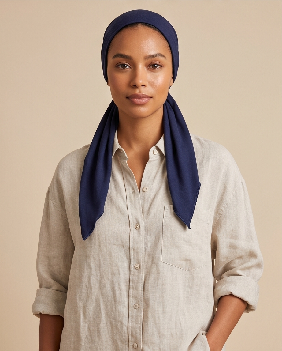 Easy-to-wear Jersey Jade Navy Blue