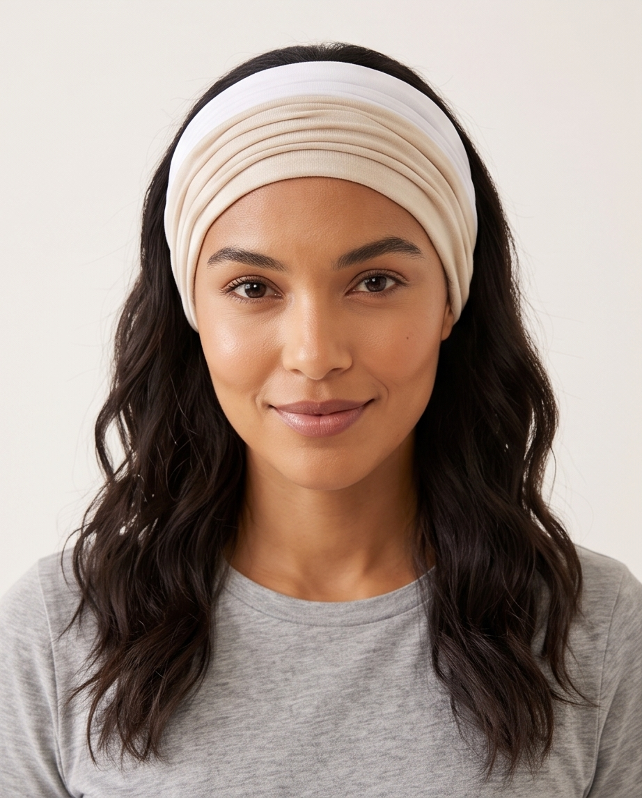 Two-Tone Soft Jersey Headband