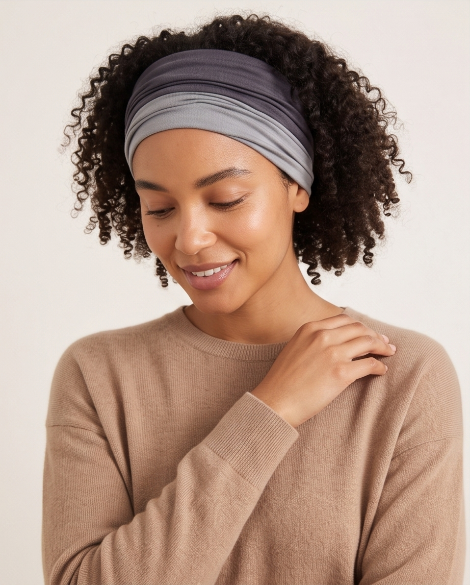 Two-Tone Soft Jersey Headband