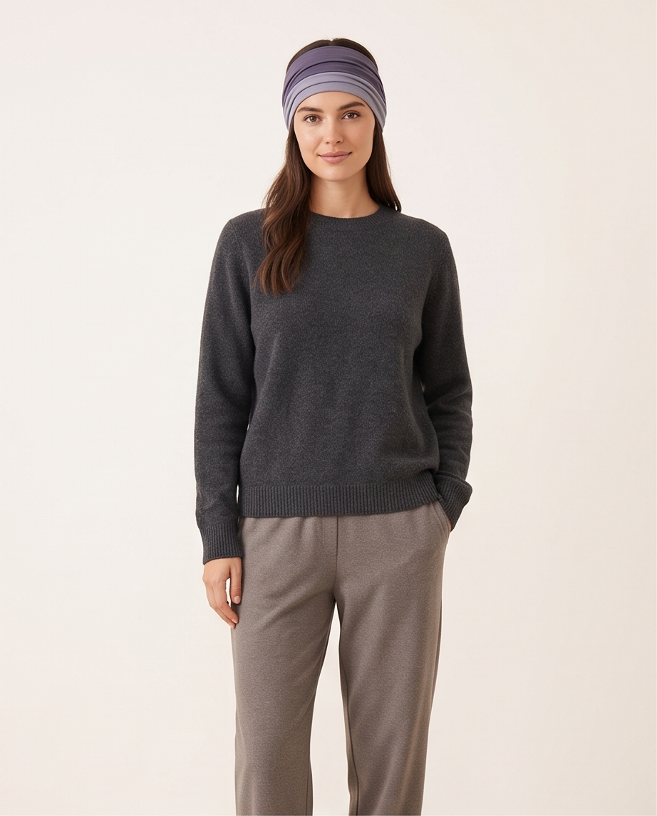 Two-Tone Soft Jersey Headband