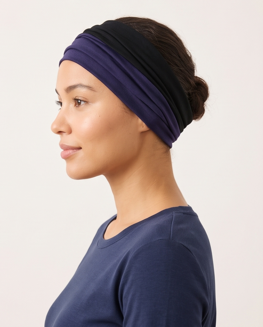 Two-Tone Soft Jersey Headband