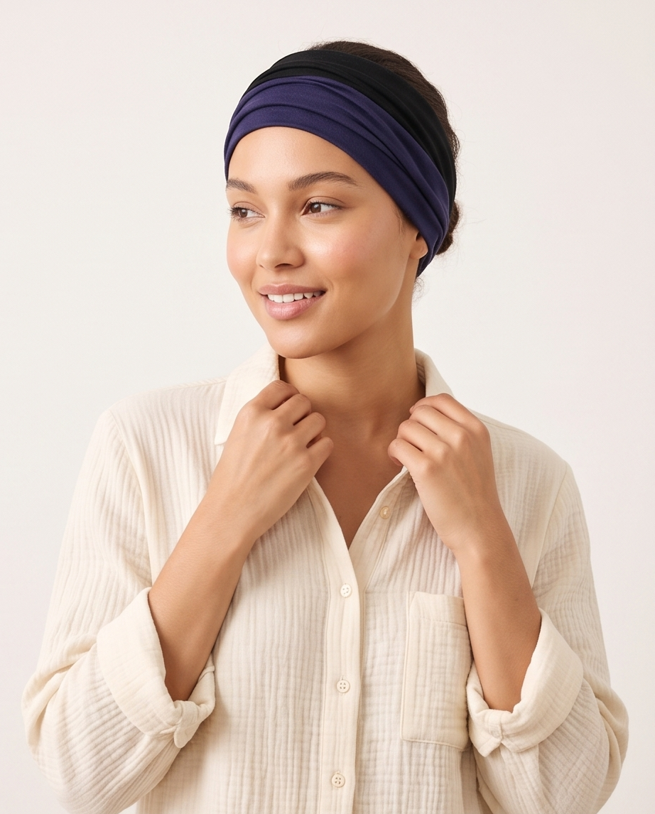 Two-Tone Soft Jersey Headband