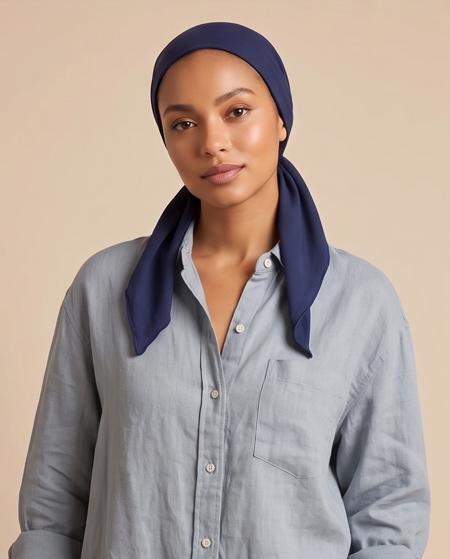 Easy-to-wear Jersey Jade Navy Blue